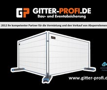 Baustellenzäune und Eventzäune mieten oder kaufen bei Gitter-Profi.de