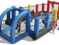 Soccer-Areal, Fußball, Fußballfeld inkl. Gebläse 8 m x 3,35 m