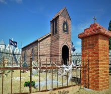 Friedhof Zaun, Halloween Dekoration, Zaun Metall, Grusel