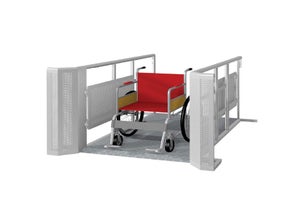 Gate, Einlassschleuse, Schleuse, Steel Gate, Durchgangsschleuse, Abgrenzung, Handicap, Behindertengerecht, Rollstuhlfahrer