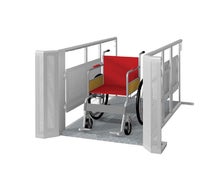 Gate, Einlassschleuse, Schleuse, Steel Gate, Durchgangsschleuse, Abgrenzung, Handicap, Behindertengerecht, Rollstuhlfahrer