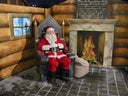 Das Haus vom Weihnachtsmann, Weihnachtsdekoration, Weihnachten, Weihnachsmarktdekoration