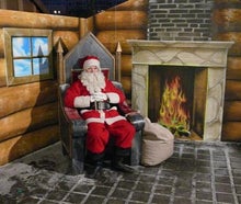 Das Haus vom Weihnachtsmann, Weihnachtsdekoration, Weihnachten, Weihnachsmarktdekoration