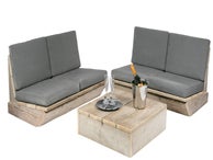 Lounge-Set Wood - Holzmöbel