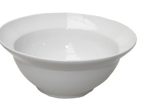 Schüssel Porzellan m. Kragen