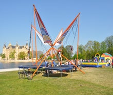 4in1 Bungee Trampolin - Quadrojumper - High Jumper - Bungee Trampolin mieten