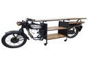 Stylische Motorradbar