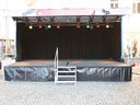 Bühne / incl. Lichttechnik (mobile Bühne) - Keine Aufbauhelfer nötig!