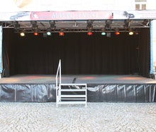 Bühne / incl. Lichttechnik (mobile Bühne) - Keine Aufbauhelfer nötig!