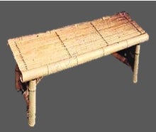 Asiatische Sitzmöbel - Hocker - Stuhl - Asien - China - Japan - Sitzbank - Bambus
