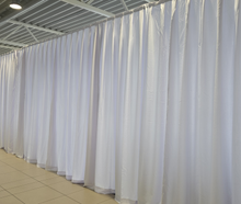 Pipe and Drape 3m Set weiss mieten – Trennwand