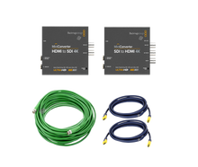 Videosplitterset HD auf SDI und 1x SID auf HD inkl. 24m Kabel