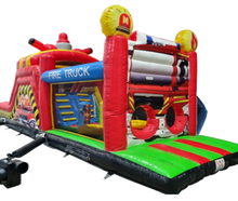 Hindernisparcour Feuerwehr mieten – Springburg, Luftburg, Kinderhüpfburg, Eventmodul