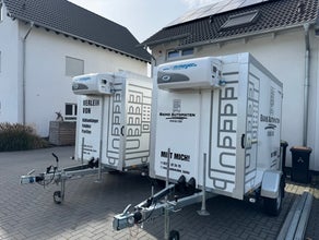 Kühlanhänger / Kühlwagen mit kostenloser Lieferung und Abholung!