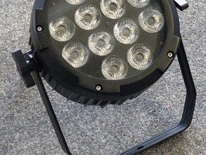 Outdoor Akku LED Scheinwerfer 12 x 18 Watt RGBWA, mieten