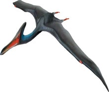 Flugsaurier Figur, Saurier, Dinosaurier, Pteranodon, Uhrzeit, Dino