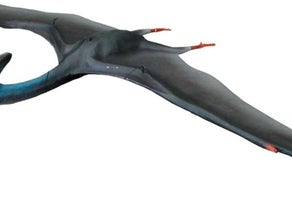 Flugsaurier Figur, Saurier, Dinosaurier, Pteranodon, Uhrzeit, Dino