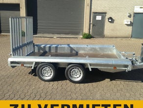 Baumaschinenanhänger mit zul. Gesamtgewicht 2700 kg