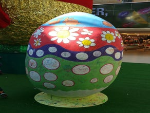 Riesige Ostereier XXL 40cm - Osterdeko Für Garten  Produktbild-Vorschau 3