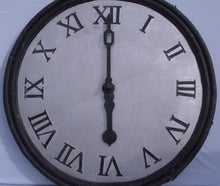 Ziffernblatt, Uhr, groß, riesig,