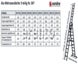 Leiter 3-teilig bis max 5,25m