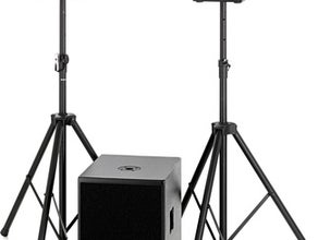 Aktiv Musikanlage 320 Watt RMS für Alleinunterhalter oder kleinere Party (80 Personen)