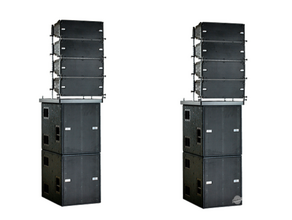DVA Line Array Set 8T-4B mieten – PA-Lautsprecher, Musikbox, Beschallungsanlage, Tonanlage