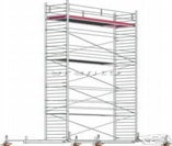 Fahrgerüst Arbeitsbühne 75x285cm Arbeitshöhe 11,6m