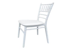 Tiffany Chiavari Stuhl in Weiß und Gold