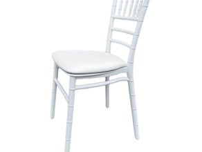 Tiffany Chiavari Stuhl in Weiß und Gold