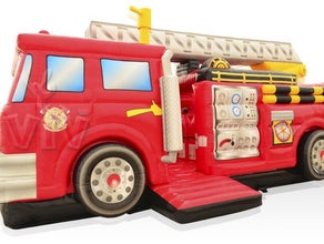Hüpfburg Feuerwehr XXL