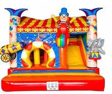Hüpfburg "Circus" mieten Wuppertal, Remscheid, Solingen, Schwelm, Ennepetal, Gevelsberg, Breckerfeld, Halver, Wipperfürth, Hückeswagen, Wermelskirchen, Kürten, Meinerzhagen, Marienheide, Kierspe, Gummersbach