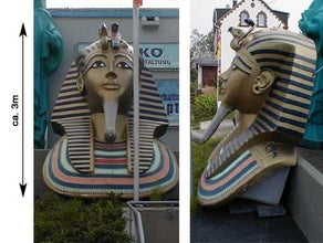 Tut Ench Amun Köpfe, Ägypten, Pharao, Pyramide, Orientalisch, Orient