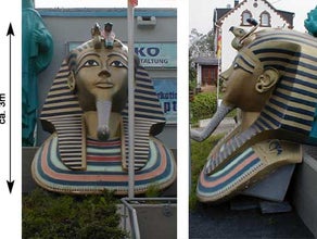 Tut Ench Amun Köpfe, Ägypten, Pharao, Pyramide, Orientalisch, Orient