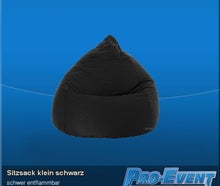 Sitzsack klein schwarz