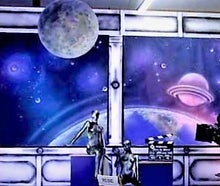 Weltraum Kulisse - Weltall - All -Galaxie - Dekration - Event