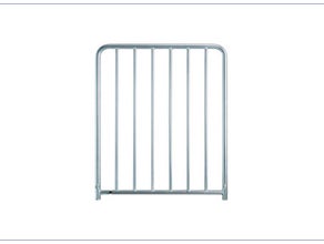 Nivtec-Stabsicherheitsgeländer, Höhe 110 cm, 85 cm / 185 cm Rastermaß