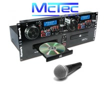 DJ Set Erweiterung I Doppel-CD-Player mit USB + Mikrofon