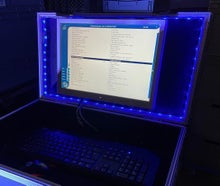 Party LED Lichtanlage 5/1 für Ihre Weihnachtsfeier / Laser / Weihnachtsfeier / Event