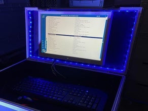 Party LED Lichtanlage 5/1 für Ihre Weihnachtsfeier / Laser / Weihnachtsfeier / Event