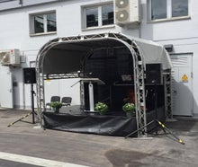 Mobile Bühne (Mini Stage), Veranstaltungsbühne, Bühnendach Mini Stage