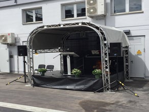 Mobile Bühne (Mini Stage), Veranstaltungsbühne, Bühnendach Mini Stage