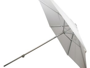 Sonnenschirm / Marktschirm ø 300cm weiß inkl Ständer Standfuß MAY