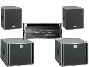 HK Audio Lautsprechersystem mit Verstärker 1800 Watt - Mischpult dran und los gehts!