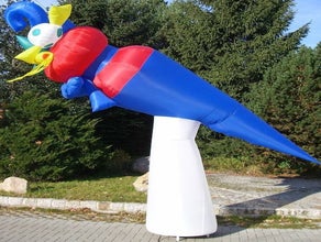 aufblasbares Display Schultüte  oder Rennwagen oder Königsstuhl (Thron)