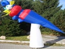 aufblasbares Display Schultüte  oder Rennwagen oder Königsstuhl (Thron)