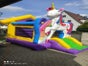 Profi Hüpfburg Luftburg Springburg Einhorn mit Rutsche Mädchentraum günstig leihen mieten in Mittelfranken Nürnberg Fürth Erlangen Ansbach Schwabach Lauf Zirndorf Roth - Galerie - Bild 2