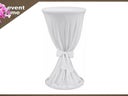 Stehtischhussen Elegant Ø 60 cm in weiß mit Schleife günstig mieten, leihen von event4me aus Mannheim - Galerie - Bild 1