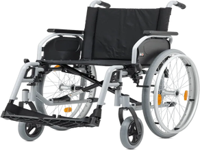 Rollstuhl mieten Berlin, Brandenburg - faltbare Modelle, Standard oder XL, Rollstuhl Sitzbreiten 40/46/52/58 cm verfügbar, Selbstabholung oder Hol- & Bringservice innerhalb Berlin und Brandenburg, Lieferung in Hotels auch mit Abwicklung über Rezeption möglich