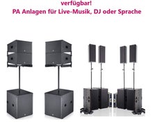 Musikanlage, Partyanlage, Lautsprecher Anlage für Sprache & Musik